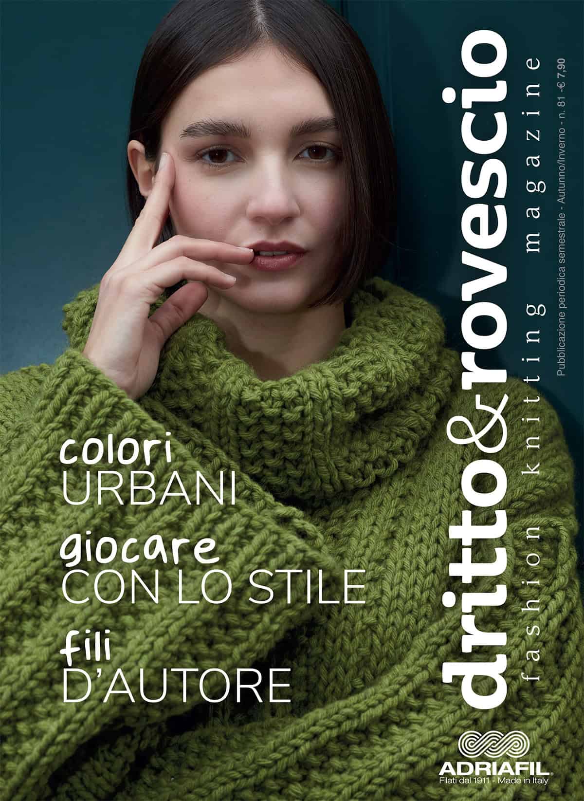 È arrivata Dritto & Rovescio n.81: la nuova rivista Adriafil per l'Autunno/Inverno 2026-27